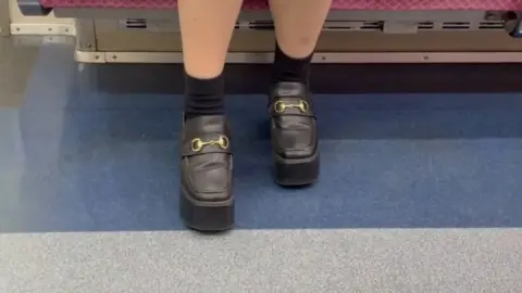 Asian Girl on Public Transport