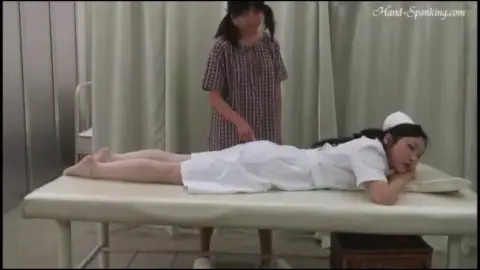 Asian Lesbians Spanking in Hospital Setting