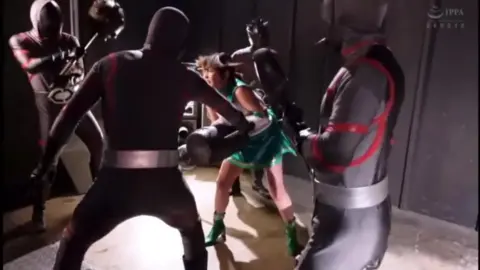 Anime Cosplay Erotic Scene with Asian Performers