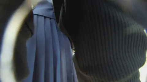 Asian Girl Masturbates in Store