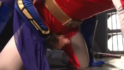 Asian Lesbian Duo in Costume Intimacy