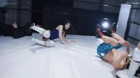 Asian Wrestlers in Explicit Wrestling Match