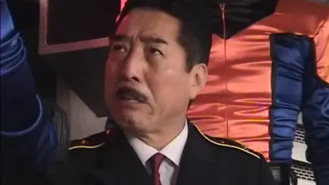 Asian Men in Uniform at Disaster Site