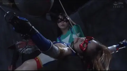 Asian Femmes in Bondage and Restraint with Muscular Men