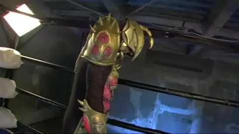 Wrestling Action with Gun Pose