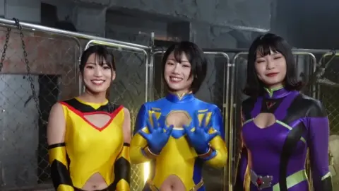 Asian Women in Outdoor and Industrial Settings