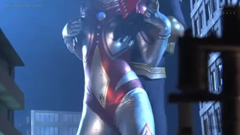 Silver Costumed Woman Manipulated in Dark City