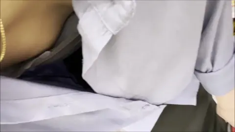 Asian Teen Shopping Tease