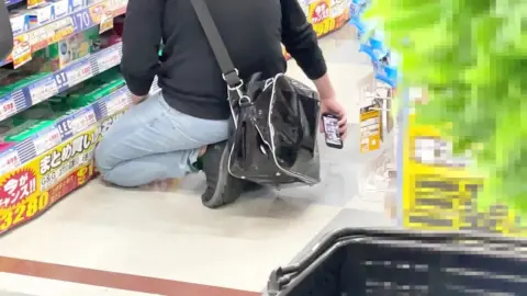 Asian teens in store encounter