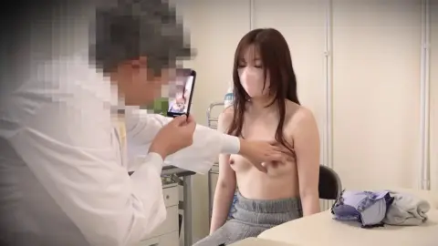 Asian Girls in Medical Office Encounter