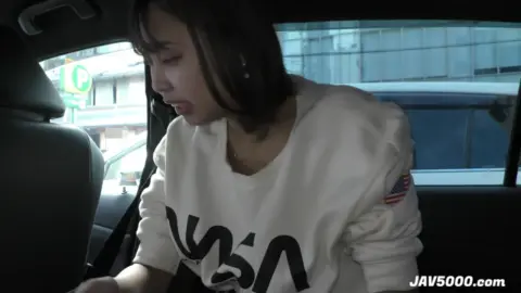 Oral Sex in Car Close-Up