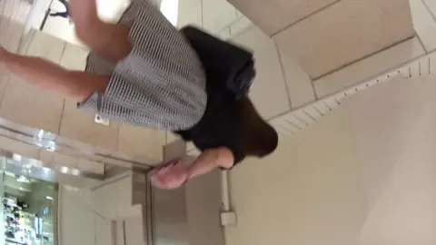 Asian Girls at Shopping Mall