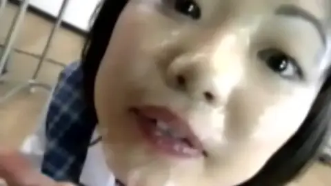 Asian Teen in Sailor Uniform