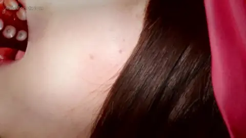 Asian Brunette BDSM with Tentacle Dildo