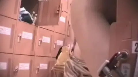 Asian Girls Undressing in Locker Room