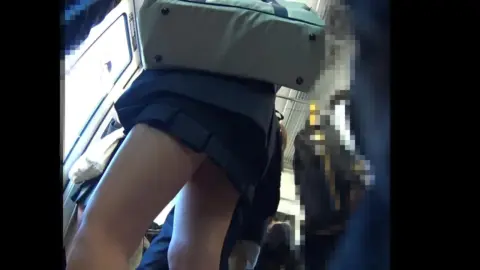 Schoolgirls in Uniform on Public Transport
