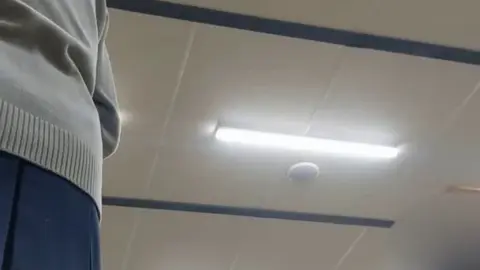 Asian Teen in Classroom POV