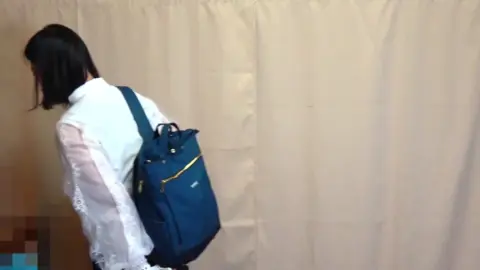 Asian Teen Undresses Indoors