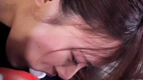 Asian Boxing Beauty in Black Bra