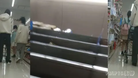 Asian Girls Shopping in Store