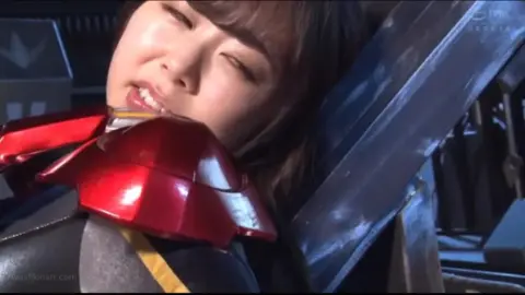 Asian Couple in Futuristic Costumes