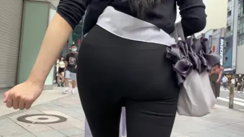 Asian Girls on City Streets