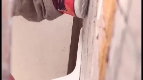 Slim Caucasian Girl in Bathroom Self-Exploration