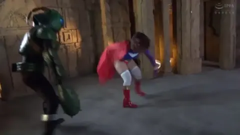 Asian Superheroines Engage in Fierce Combat