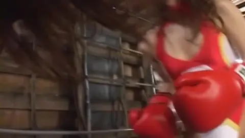 Asian Babes in Bikinis Boxing