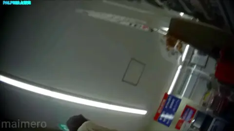 Asian Woman Masturbates in Store