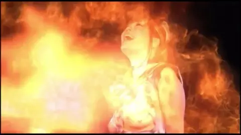 Asian Teen in School Uniform Outdoor Encounter