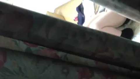 Asian Teen Masturbating Behind Curtains