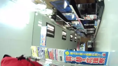 Asian Teen Lifting Skirt in Store