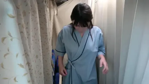 Asian Teen Undresses in Dressing Room