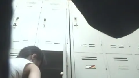 Asian Teen in Locker Room POV