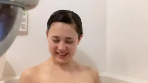 Asian Teen Bathing Nude