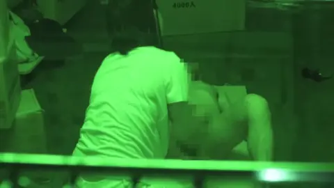 Lesbian Intimacy in Green-Toned Setting