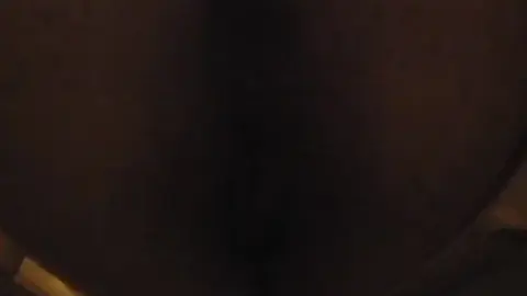 Curvy Black Woman Undressing in Bathroom