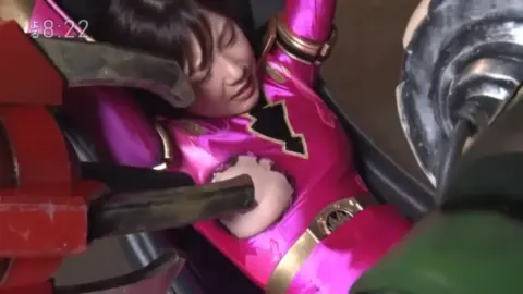 Asian Girl in Pink Costume Bondage and Pleasure