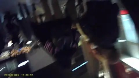 Asian Teen in Black Boots Shopping