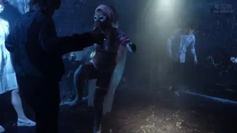 Blonde Asian Girl in Pigtails Outdoor and Studio Scenes