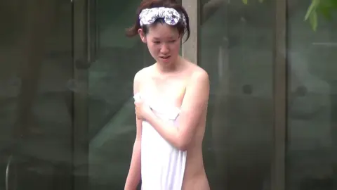 Asian Lesbians in Hot Spring Encounter