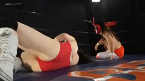 Wrestling Matches with Women in Red Outfits