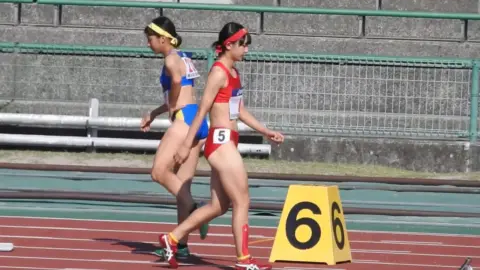 Asian Athletes in Action on Track
