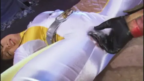 Asian Duo in Futuristic Costumes