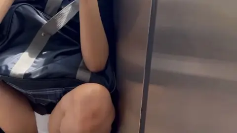 Asian Teen in School Uniform