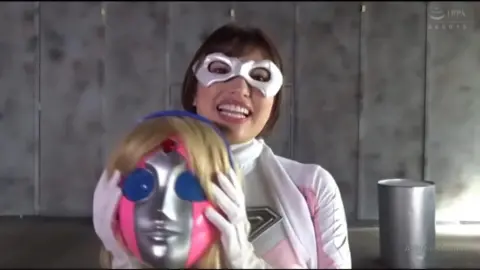 Asian Models in Pink Bodysuits