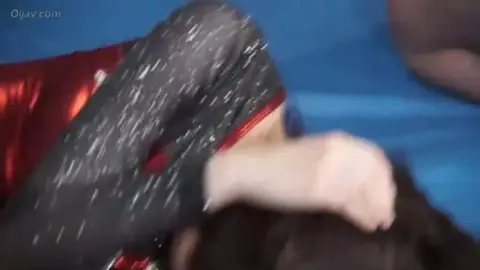 Asian Couple Wrestling and Intimate Moments