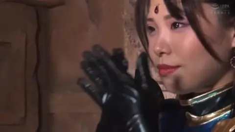 Asian Women in Armor and Leather Outfits