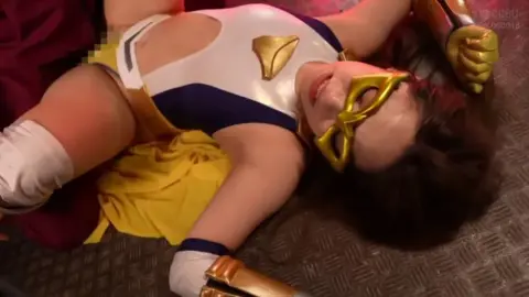 Asian Couple in Restraint Costume Play on Stage